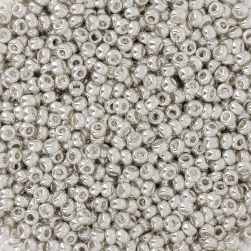 Perla Preciosa 11/0 2 mm - Terra Metallica - Argento x 20 g