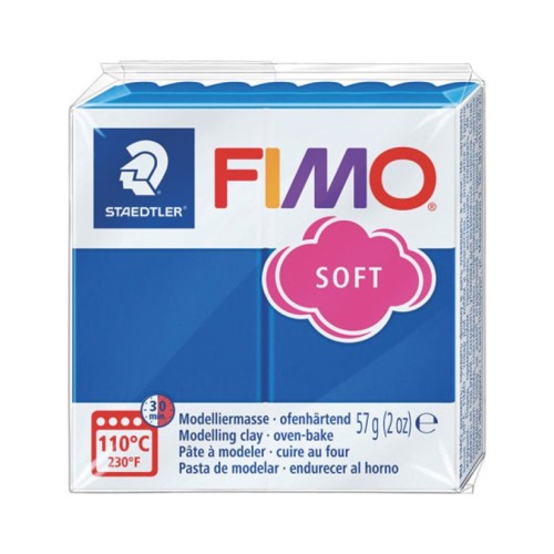 Pasta per modellare Fimo Soft gr. 57 Blu Pacifico (n°37)