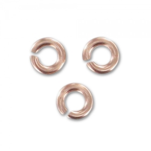Anellini aperti mm.  3x0.76  in Rose Gold filled x25
