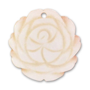 Pendente Madreperla rosa mm. 30 Naturale x1