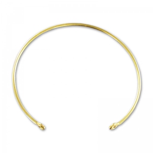 Bracciale jonc 2 anellini 16 cm en Gold filled x1