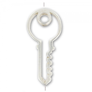 Chiave mm. 60 argentato satinato x1