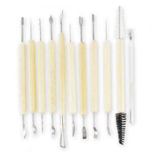 Set di 11 accessori di modellatura per pasta polimerica