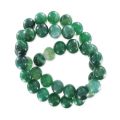 Perline Green Lace Agate mm. 10 x5