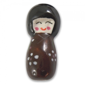 Kokeshi in ceramica mm. 30 Bruno x1