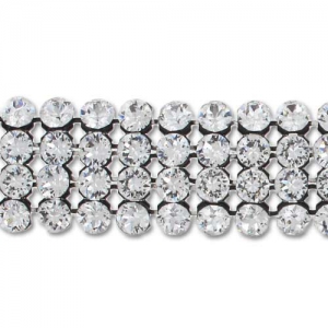 PureCrystal Crystal Mesh Hotfix 40001 4 fili 11 mm Crystal  x5cm