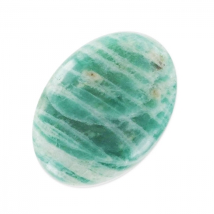 Cabochon ovale mm. 18x13 Amazonite rigato x1