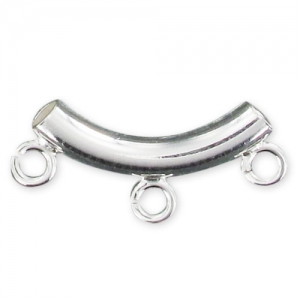 Tubo Argento 925 mm. 16x3 per attaccare ciondoli x1