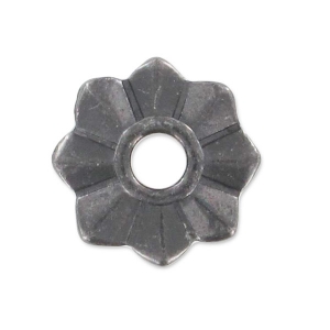 Fiore da rivettare 10 mm black nickel