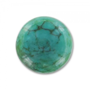 Cabochon tondo mm. 8 Turchese naturale x1