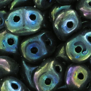 SuperDuo mm. 2.5x5 Iris Green x10g