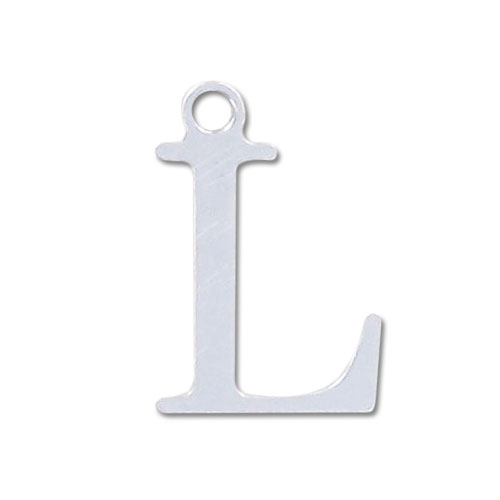 Collana con ciondolo di diamanti - Lettera L - Diamonds Factory IT