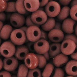 Perle di semi Preciosa 9/0 2,5 mm - Cioccolato chiaro opaco Mat x20gr