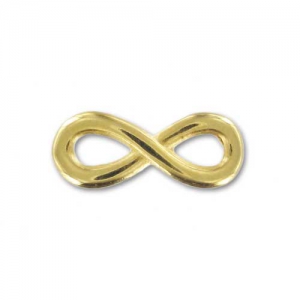 Separatore infinito mm. 15x6 Dorato con oro fino x1