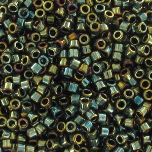Miyuki Delica 11/0 DB0024 - Metallic Olive Green Iris