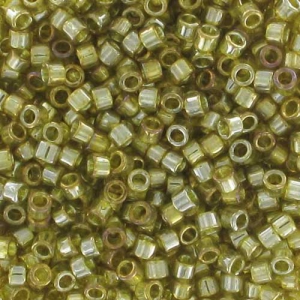 Miyuki Delica 11/0 DB0124 - Transparent Golden Olive Luster