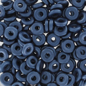 O Bead 4 mm Pastel Montana Blue x5g