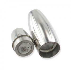 Chiusura magnetica per cordoni mm. 4 Acciaio inossidabile x1