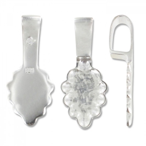 Gancio pendente da incollare 24 mm Argento 925 x1