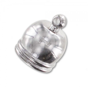 Terminale CCB per corda 12mm rodiato x1