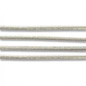 Filo elastico rivestito mm. 1 Argentato x m.4