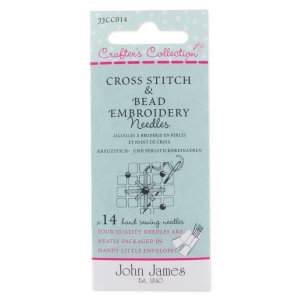 Set di aghi per ricamo di perle e punto a croce taglia 5 -7 e 24 x14