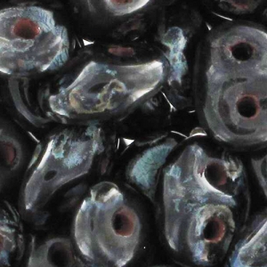 SuperDuo mm. 2.5x5 Jet Picasso x10g