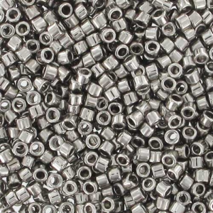 Miyuki Delica 15/0 DBS0038 - Palladium Plated x5g