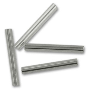 Tubi di perle Preciosa 20 mm Black Diamond Silver Lined x20g