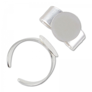 Base anello per incollare 12 mm Argento 925 x1