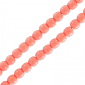 Perle tonde Shiny mm. 2 Peach Coral x150