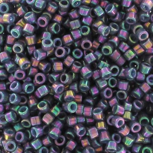 Miyuki Delica 11/0 DB0134 - Opaque Purple Grey Raibow Luster