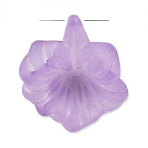 Fiore 31x27 mm Viola Frosted