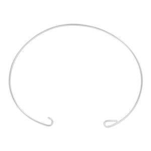 Bracciale jonc da decorare 18 cm d' Argento 925 x1