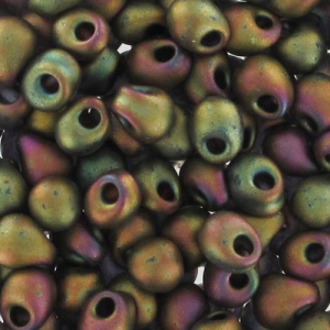 Mini-gocce Miyuki mm. 2.8 DP28-2035 - Met Khaki Iris Mat x8g