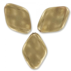 Perle attorcigliate madreperlate mm. 19x13 Bronzo x10