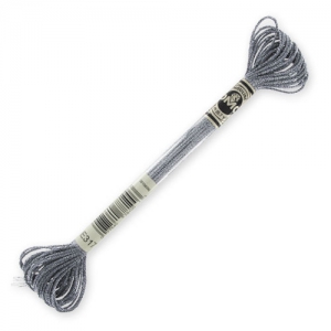 Filo da ricamo DMC Mouliné Effet Lumière Dark Silver (E317) x 8 m