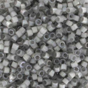 Miyuki Delica 11/0 DB1817 - Dyed Smoke Grey Silk Satin