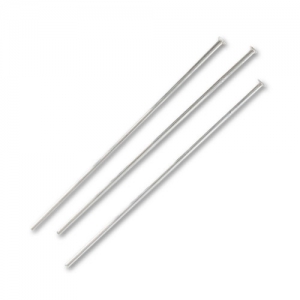 Spillo con testa piatta Argento 925 mm. 40x1.8x0.7 x10