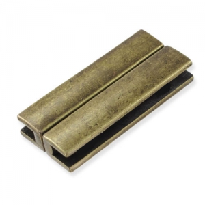 Chiusura magnetica mm. 40x18 bronzo x1