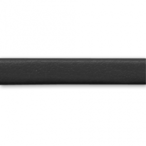 Laccetto cuoio rigenerato doppio lato mm. 3 Nero xm.1