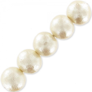 Cotton Pearls Miyuki 10 mm Cream x15