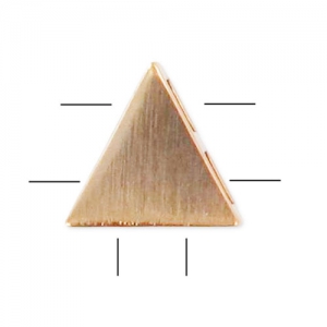 Separatore triangolo 7 mm dorato rosa spazzolato HQ