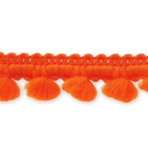 Nastro con mini Nappine mm. 11 Arancio x1m