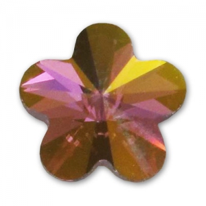 Cabochon PureCrystal 4744 Fiore mm.  6 Crystal Lilac Shadow x1