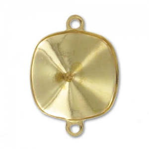 Castone da incollare PureCrystal 4470 mm. 10 2 anellini dorato x1