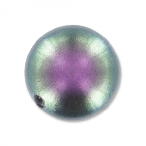 Perlina PureCrystal mezza forata 5818 mm. 8 Crystal Iridescent Purple Pe