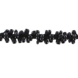 Cordoncino perlato mm. 5 Nero x 1 m