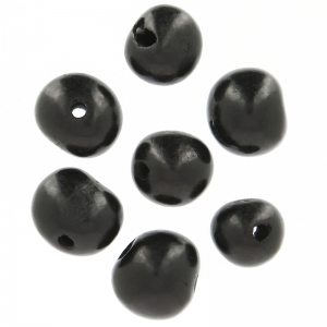 Perla Acai di Brasile 8 mm Nero x 10