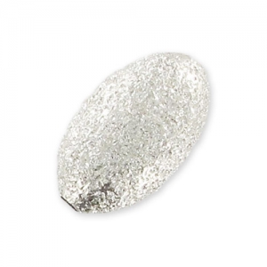 Ovalina diamantata Argento 925 mm. 10x6 x4